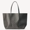 By Malene Birger Bags^Abi Printed Tote Bag Dark Chokolate