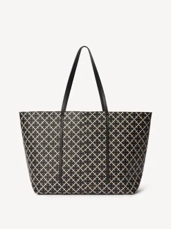 By Malene Birger Bags^Abi Printed Tote Bag Black