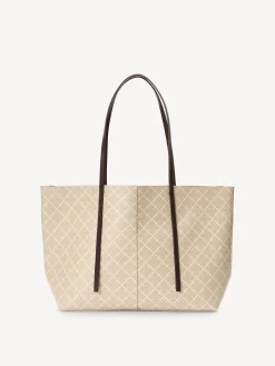 By Malene Birger Bags^Abigail Printed Tote Bag Feather