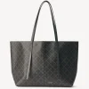 By Malene Birger Bags^Abigail Printed Tote Bag Dark Chokolate