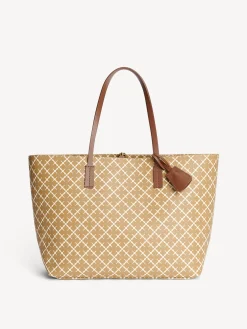 By Malene Birger Bags^Abigail Printed Tote Bag Golden Beige