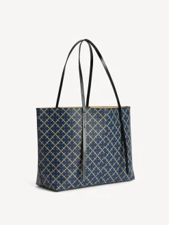 By Malene Birger Bags^Abigail Printed Tote Bag Navy Blazer