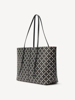 By Malene Birger Bags^Abigail Printed Tote Bag Black