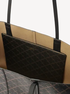 By Malene Birger Bags^Abigail Printed Tote Bag Dark Chokolate