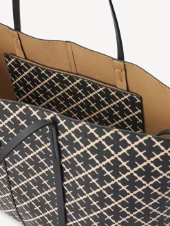 By Malene Birger Bags^Abigail Printed Tote Bag Black