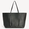 By Malene Birger Bags^Abilla Grainy Leather Tote Black