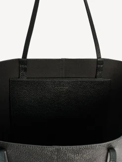By Malene Birger Bags^Abilla Grainy Leather Tote Black