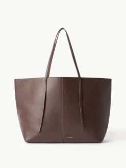 By Malene Birger Bags^Abilla Leather Tote Coffee Bean