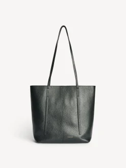 By Malene Birger Bags^Abilso Leather Tote Bag Black