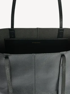 By Malene Birger Bags^Abilso Leather Tote Bag Black