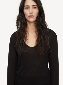 By Malene Birger Tops^Amalou Top Black