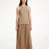 By Malene Birger Tops^Amani Organic Cotton Tank Top Nomad