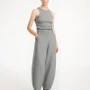 By Malene Birger Tops^Amani Organic Cotton Tank Top Grey Melange