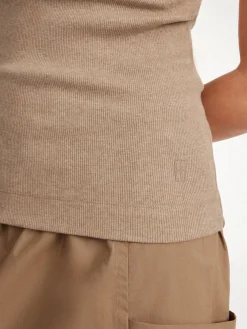 By Malene Birger Tops^Amani Organic Cotton Tank Top Nomad