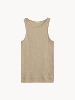 By Malene Birger Tops^Amani Organic Cotton Tank Top Nomad