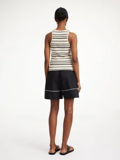 By Malene Birger Tops^Amanias Tank Top Black stripe