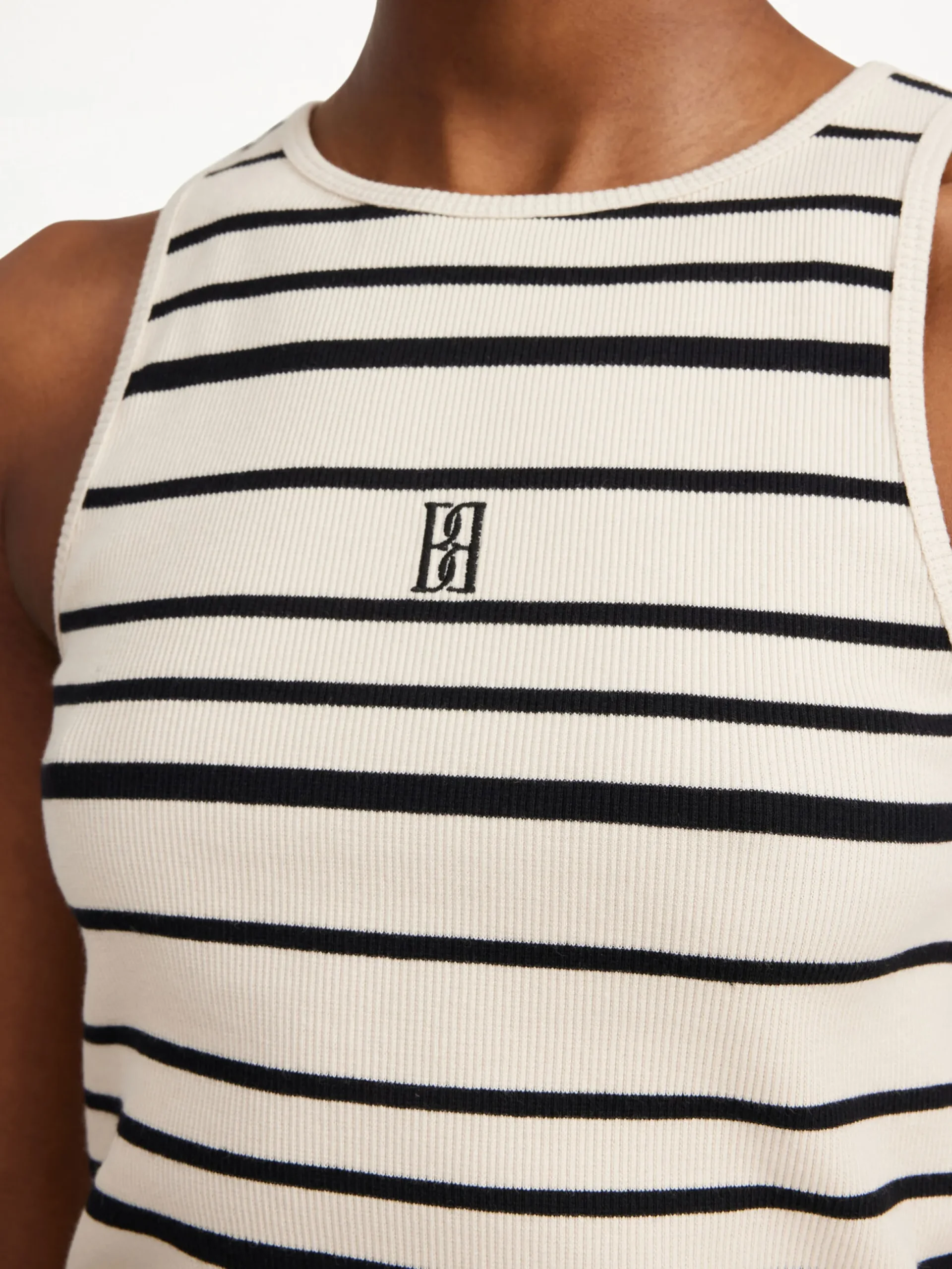 By Malene Birger Tops^Amanias Tank Top Black stripe