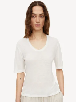 By Malene Birger Tops^Amaringa T-shirt Soft White
