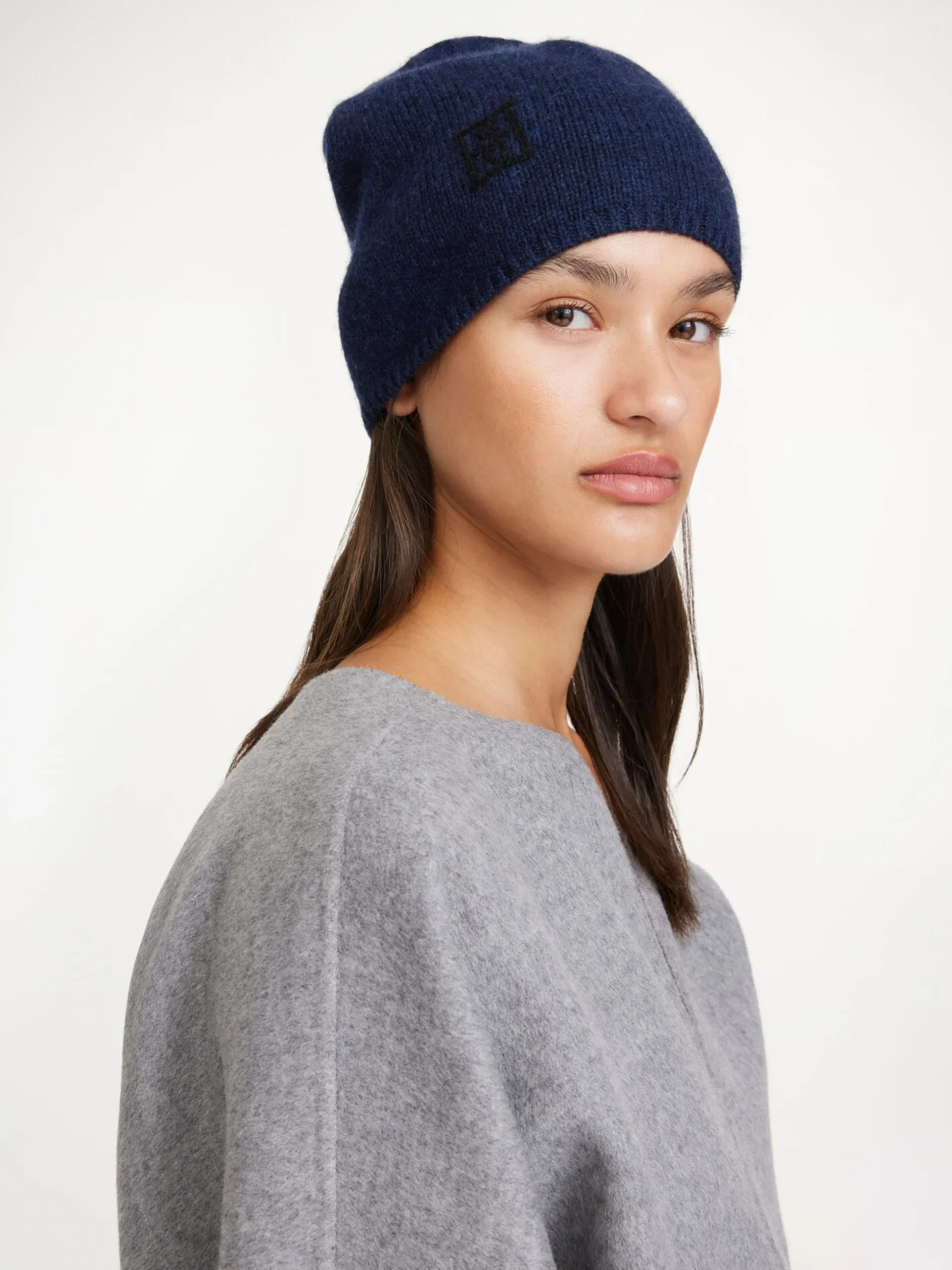 By Malene Birger Other Accessories^Attella Beanie Navy Blazer