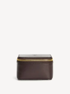 By Malene Birger Beauty Bags^Aya Bijoux Jewellery Bag Dark Brown