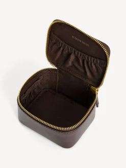 By Malene Birger Beauty Bags^Aya Bijoux Jewellery Bag Dark Brown