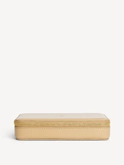 By Malene Birger Beauty Bags^Aya Cher Leather Beauty Case Sand