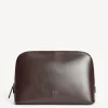 By Malene Birger Beauty Bags^Aya Medium Cosmetics Case Dark Brown