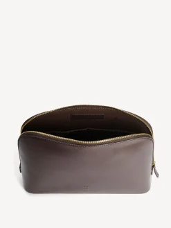 By Malene Birger Beauty Bags^Aya Medium Cosmetics Case Dark Brown