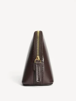 By Malene Birger Beauty Bags^Aya Small Cosmetics Case Dark Brown