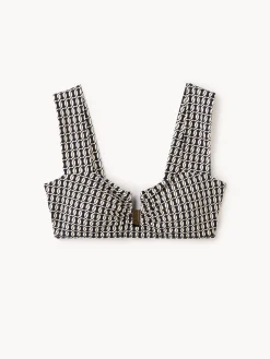 By Malene Birger Swimwear^Belira Bikini Top Black monogram