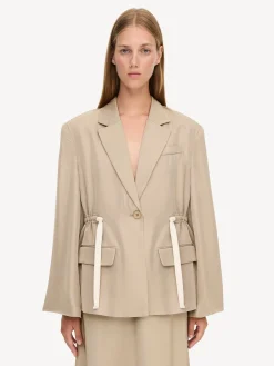 By Malene Birger Blazers^Biento Single-breasted Blazer Tehina