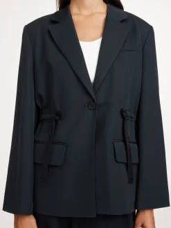 By Malene Birger Blazers^Biento Single-breasted Blazer Black