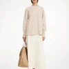 By Malene Birger Knitwear^Bilea Organic Cotton Sweater Oyster Gray