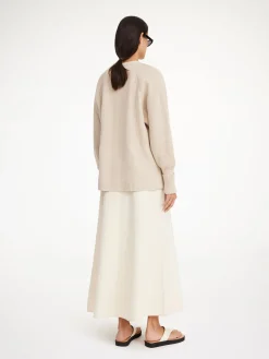 By Malene Birger Knitwear^Bilea Organic Cotton Sweater Oyster Gray