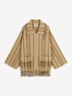 By Malene Birger Coats & Jackets^Bolou Wool-blend Jacket Stripe