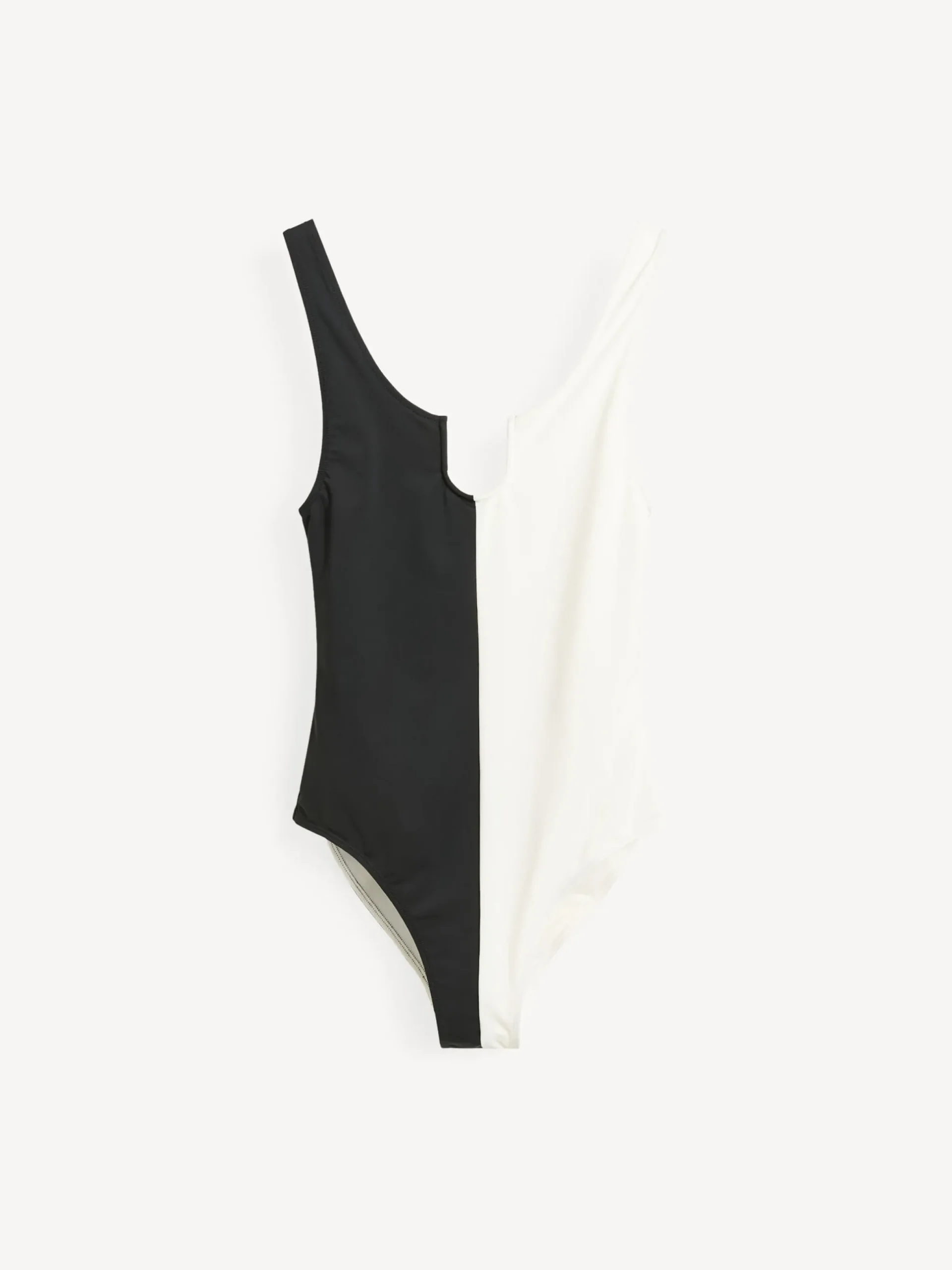 By Malene Birger Swimwear^Bonday Swimsuit Block stripe black white