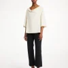 By Malene Birger Tops^Bryar Organic Cotton T-shirt Oyster Gray