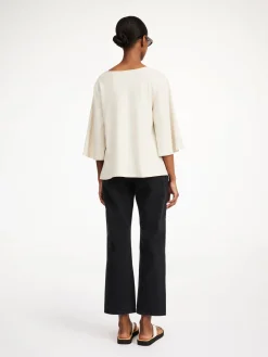 By Malene Birger Tops^Bryar Organic Cotton T-shirt Oyster Gray