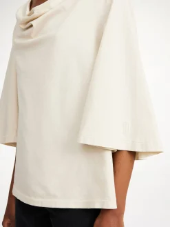 By Malene Birger Tops^Bryar Organic Cotton T-shirt Oyster Gray