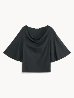 By Malene Birger Tops^Bryar Organic Cotton T-shirt Black
