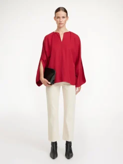 By Malene Birger Shirts & Blouses^Calias Tunic-style Blouse Jester Red