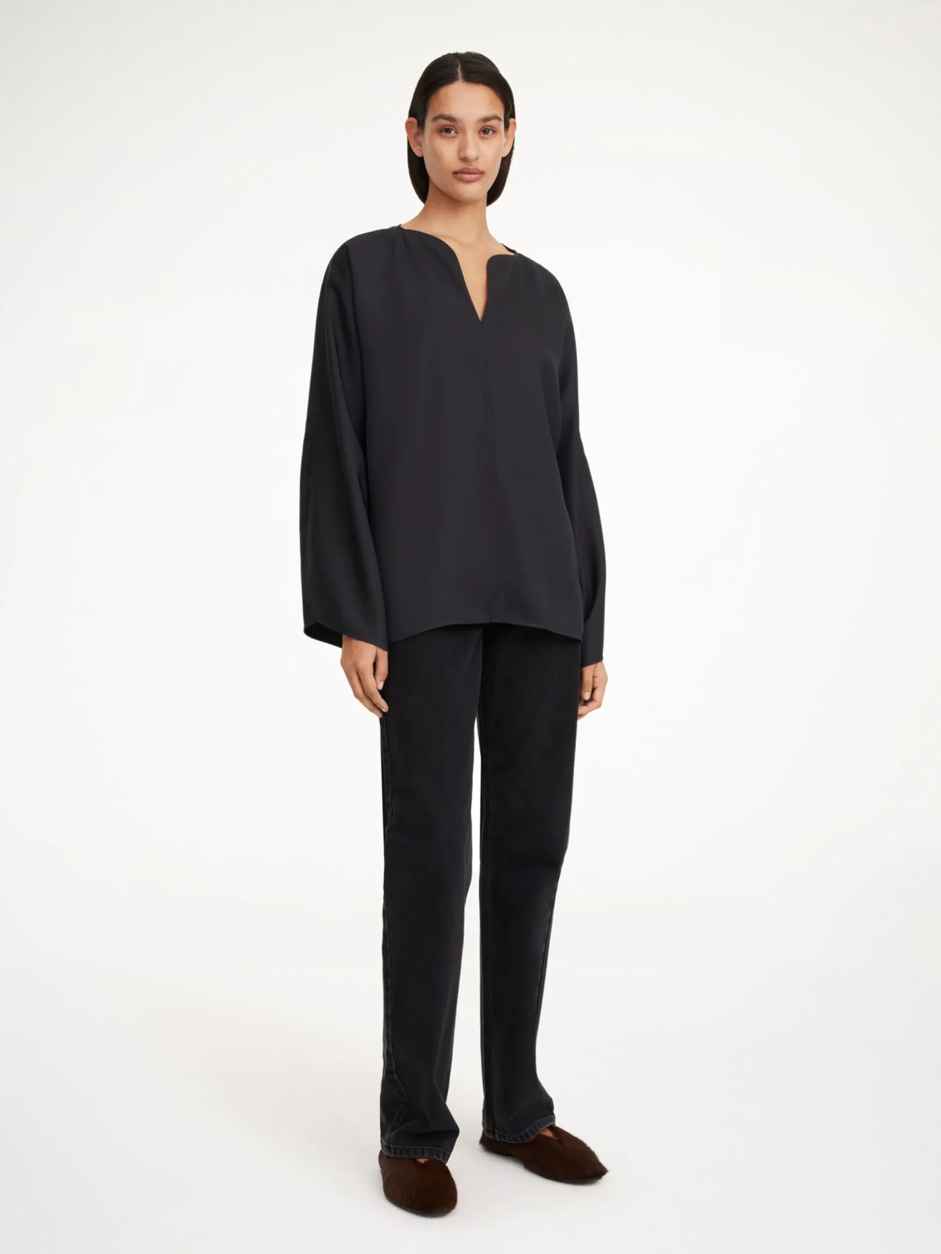 By Malene Birger Shirts & Blouses^Calias Tunic-style Blouse Black