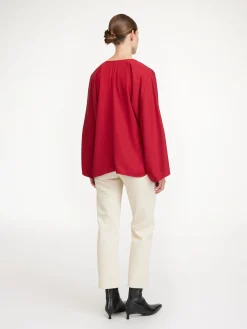 By Malene Birger Shirts & Blouses^Calias Tunic-style Blouse Jester Red