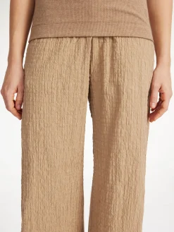 By Malene Birger Trousers^Campine Wide-leg Trousers Tannin