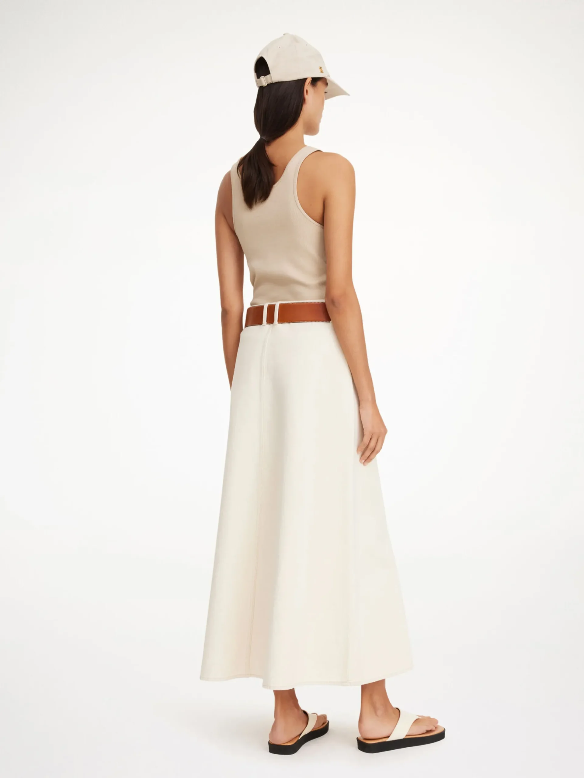 By Malene Birger Skirts | Denim^Carlas Denim Maxi Skirt Mojave Desert