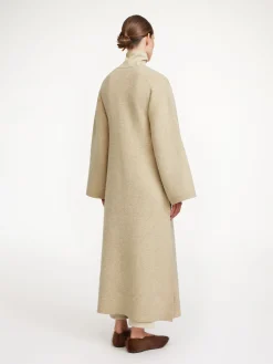 By Malene Birger Knitwear^Carlyn Stretch-wool Cardigan Twill Beige