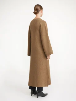 By Malene Birger Knitwear^Carlyn Wool Cardigan Tobacco Brown