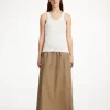 By Malene Birger Skirts^Catterine Organic Cotton Maxi Skirt Shitake