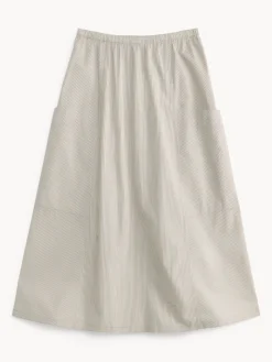 By Malene Birger Skirts^Catterine Organic Cotton Maxi Skirt Warm brown