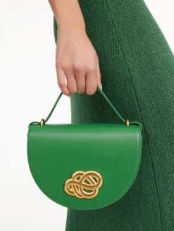 By Malene Birger Bags^Cebelle Leather Shoulder Bag Comfrey